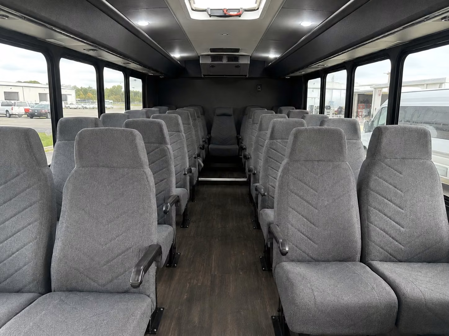 18 passenger minibus inside