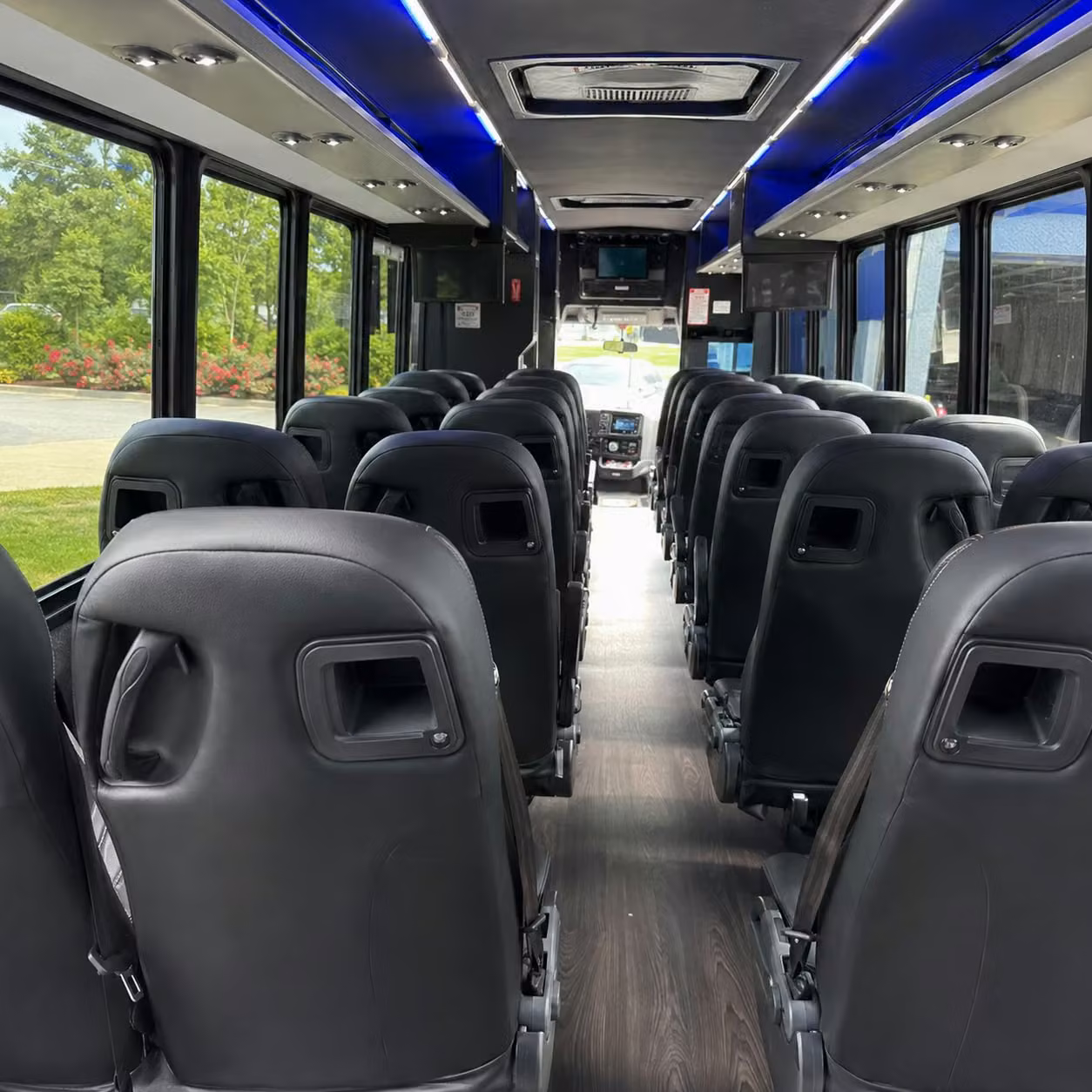 35 passenger minibus inside