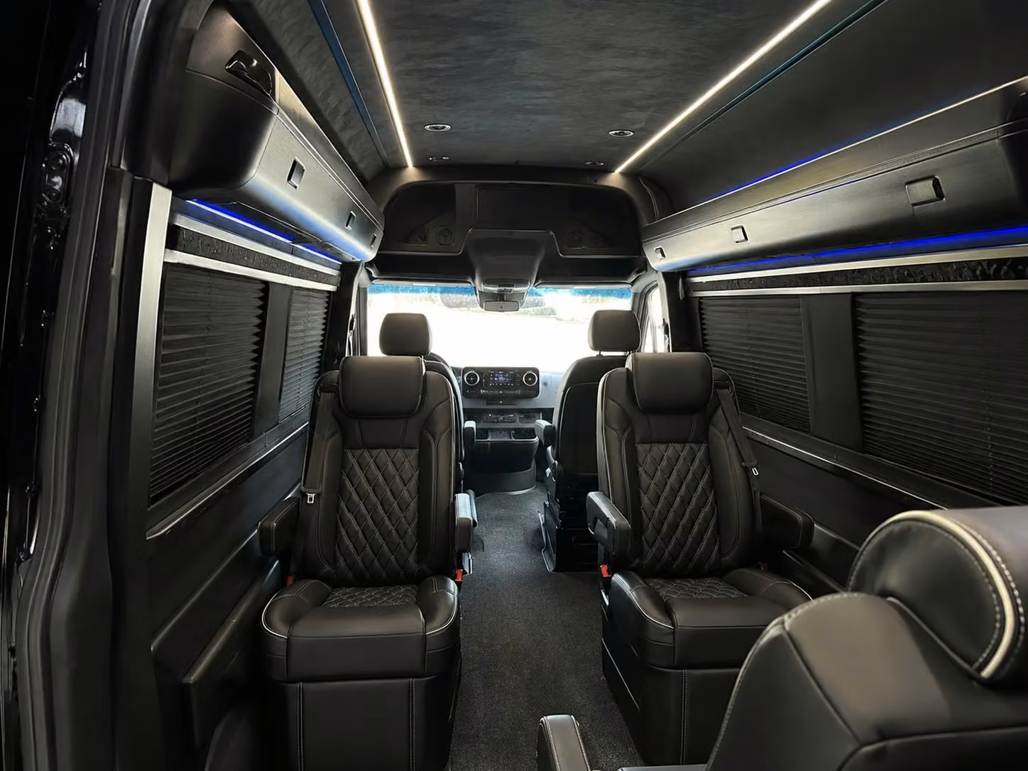 sprinter van with driver interior