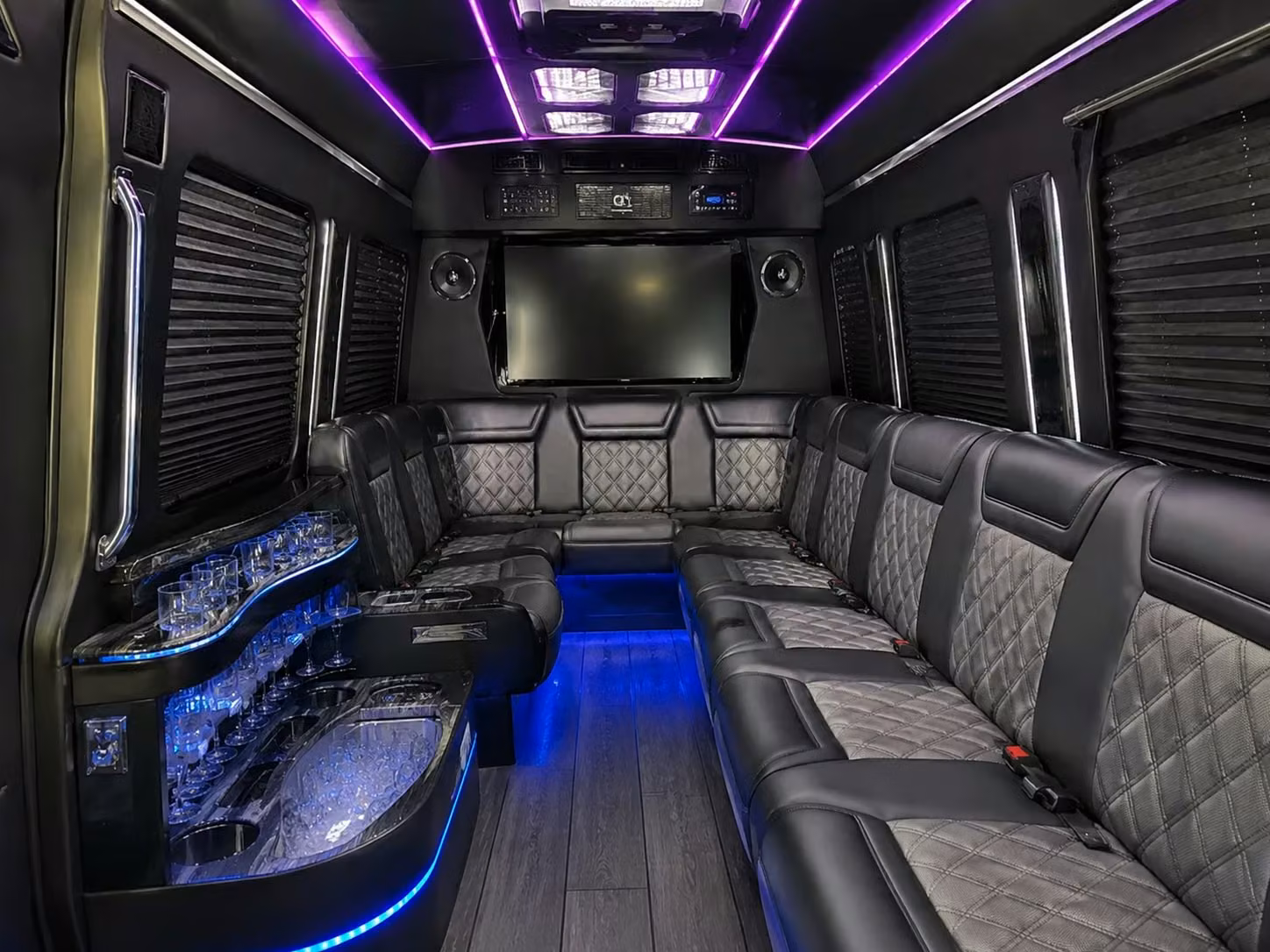 sprinter vans for ventura prom couples and small squads